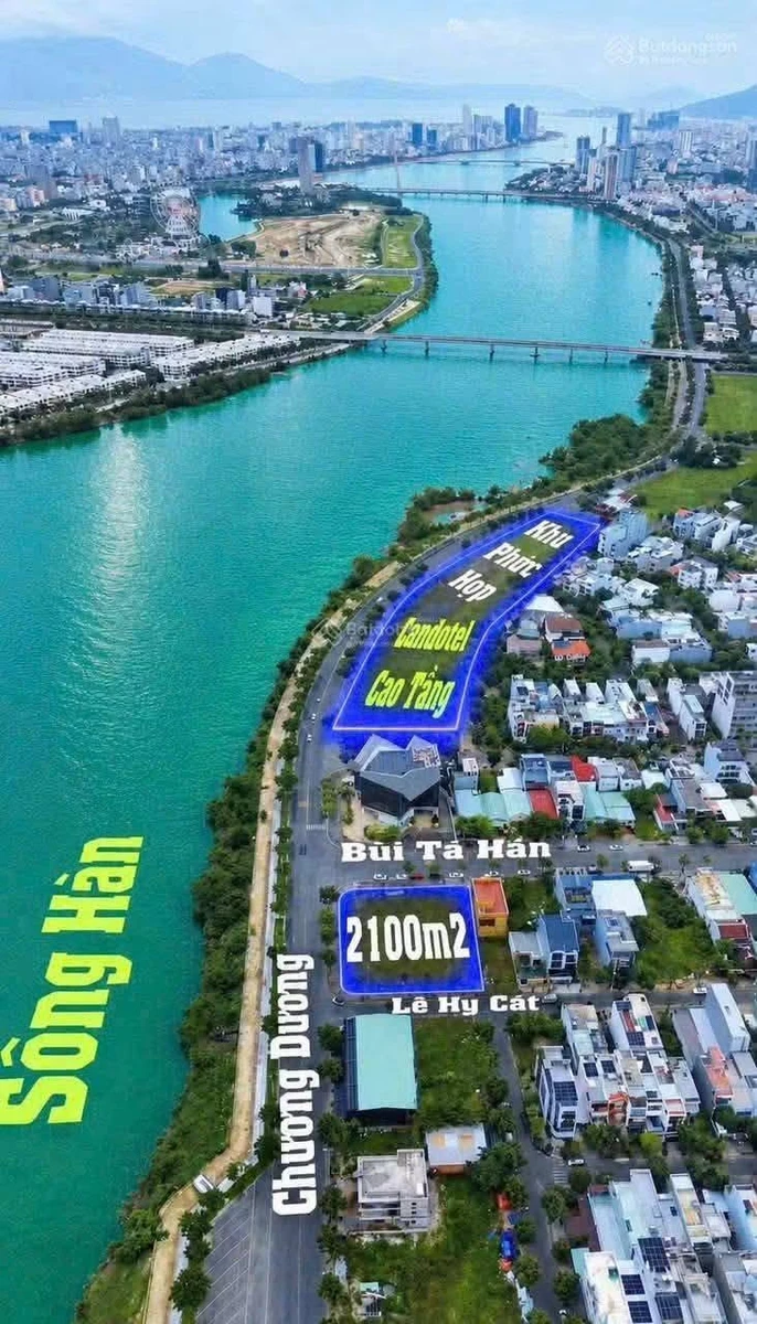 Bán đất 3 mặt tiền 2.100m² bên sông Hàn Đà Nẵng - Ảnh 1