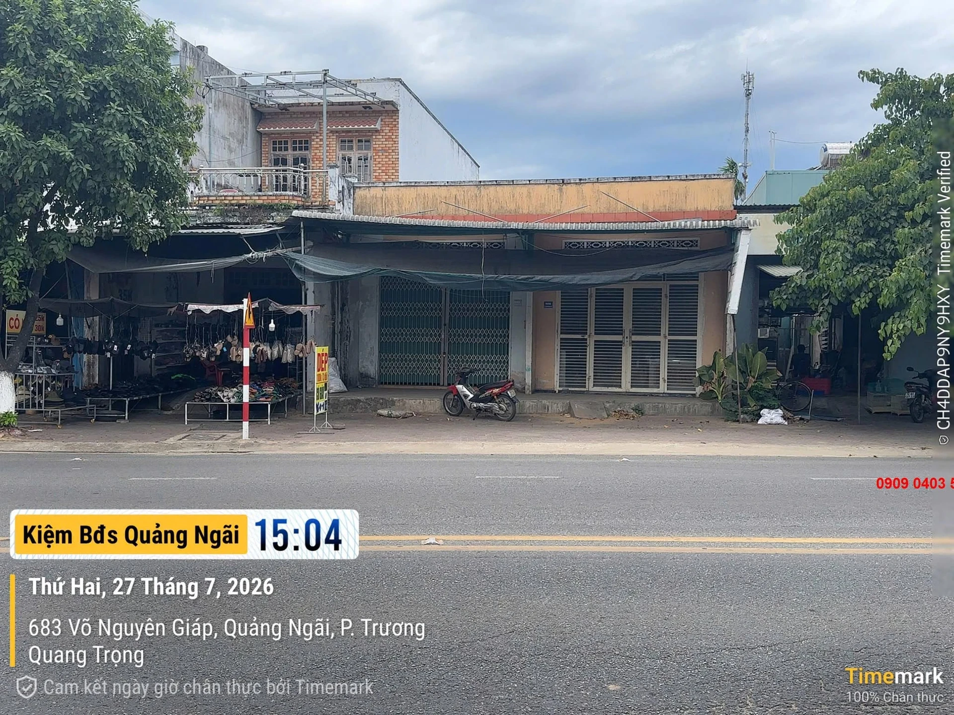 Bán đất 234m² mặt tiền Võ Nguyên Giáp, Quảng Ngãi 28 triệu/m² - Ảnh 1