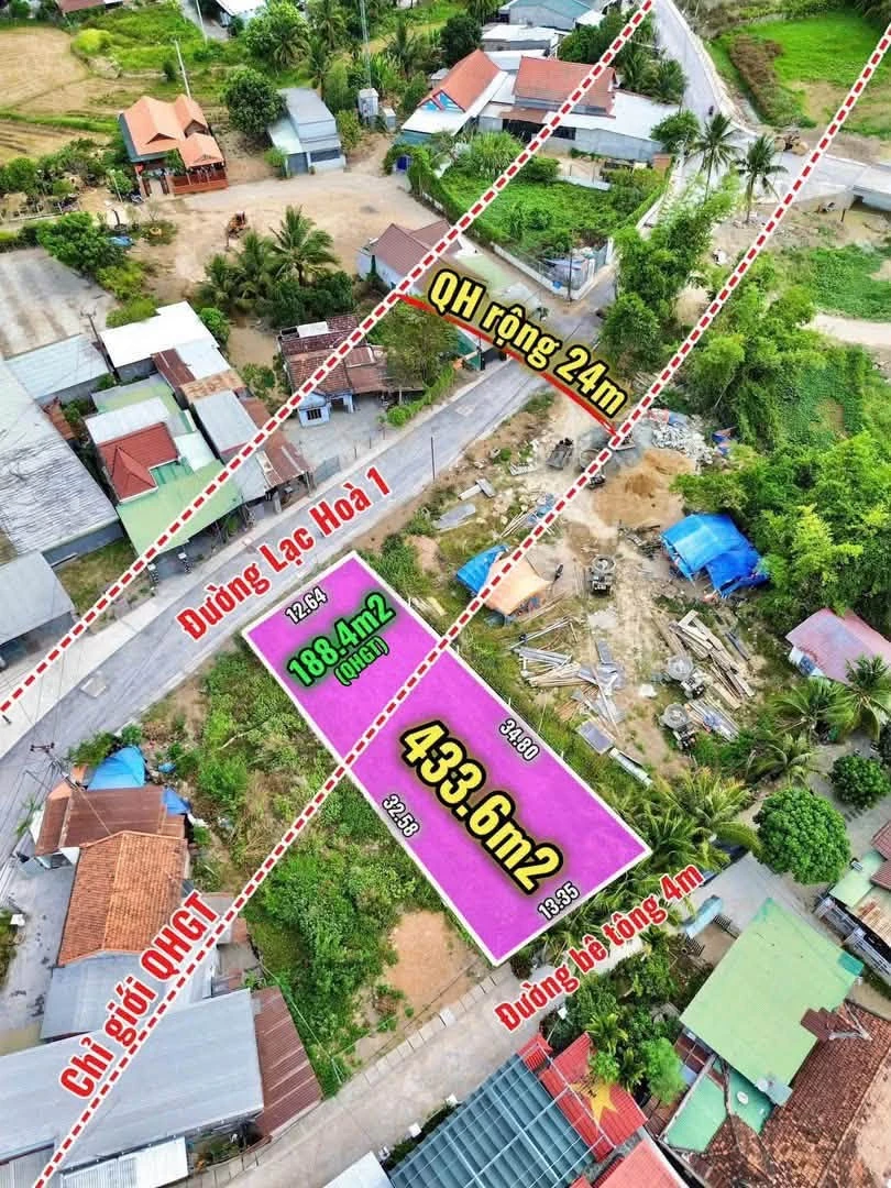 Bán đất Diên Khánh 433.6m² đường Lạc Hòa 2.999 tỷ - Ảnh 1