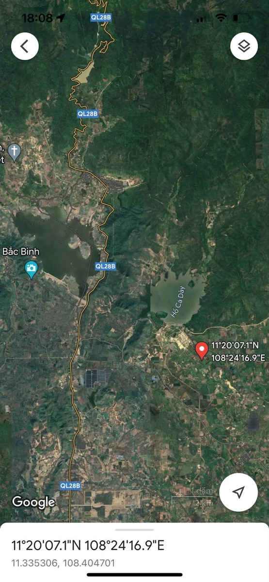 Bán đất nông nghiệp 8960m2 Xã Bình An, gần hồ Cà Giây, 720 triệu - Ảnh thu nhỏ 2