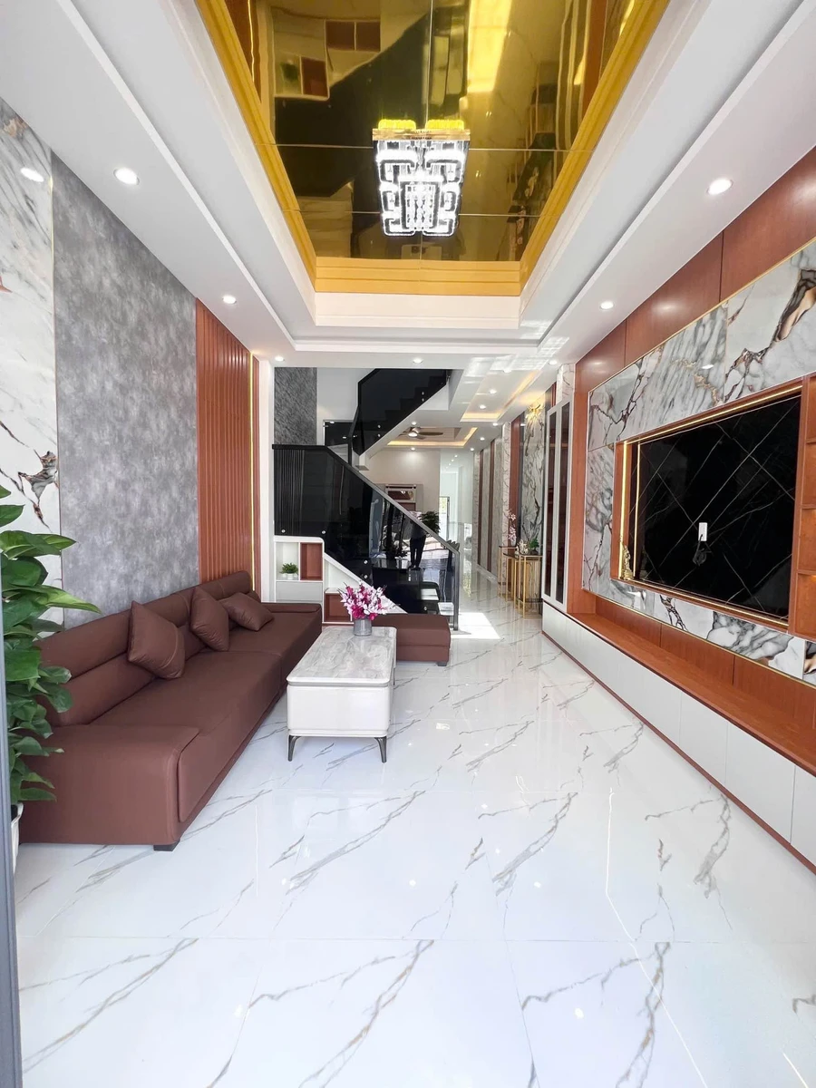 Bán nhà mới 3PN 144m2 mặt tiền đường Lê Thị Ty, Bình Chánh - Ảnh thu nhỏ 2