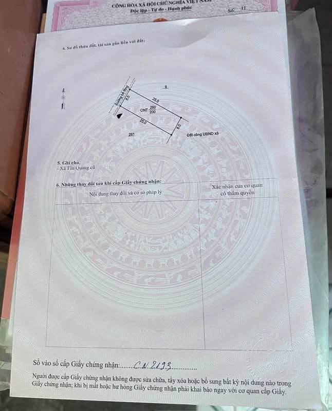 Bán đất 200m2 sổ đỏ Xã Hồng Châu, Hải Phòng 1 tỷ - Ảnh thu nhỏ 2