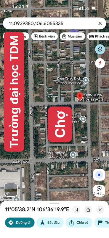 Bán đất Mỹ Phước 4, 308m², 3.5 tỷ