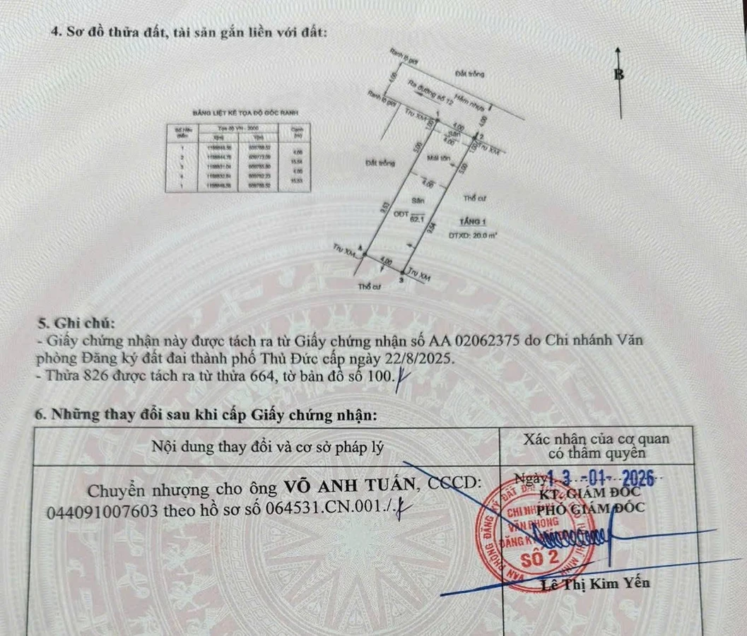 Bán đất hẻm ô tô 62m2 đường 12 Trường Thọ, Thủ Đức, giá 4,5 tỷ - Ảnh 1