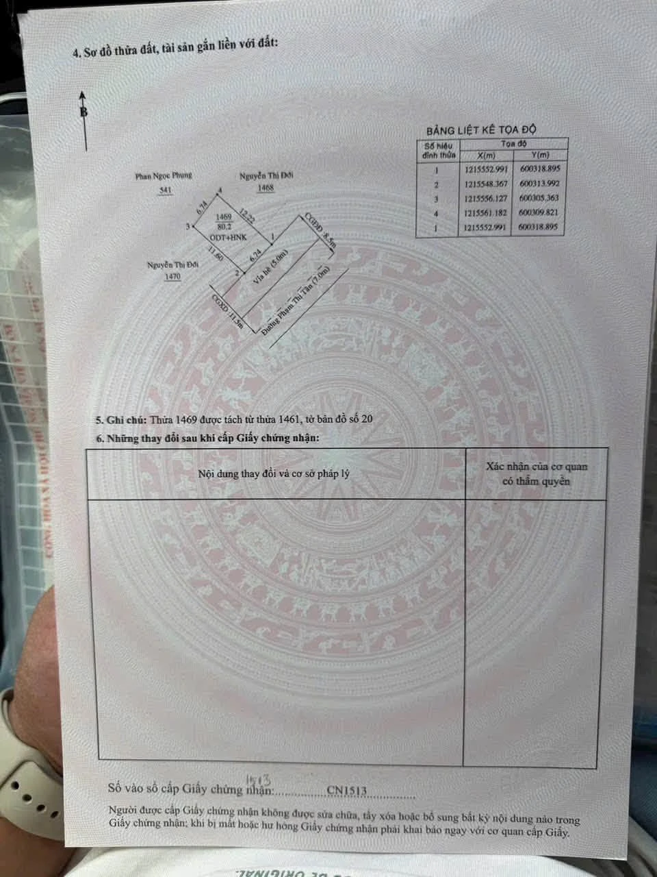 Bán Thửa đất số 1, Mảnh trích đo địa chính số: 61-2020, thị xã Nghĩa Lộ, tỉnh Yên Bái 501m - Ảnh 1