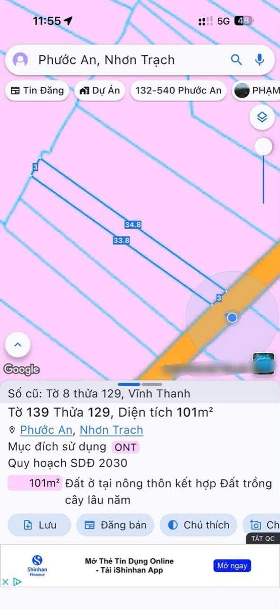 Bán nhà 1 phòng ngủ 101m² Cần Giờ 1 tỷ 650 - Ảnh 1