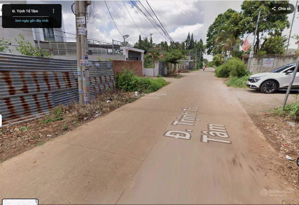 Bán đất tại Trịnh Tố Tâm, Tân Lợi, Buôn Ma Thuột, 4,9 tỷ, 178m2 hot! - Ảnh 1