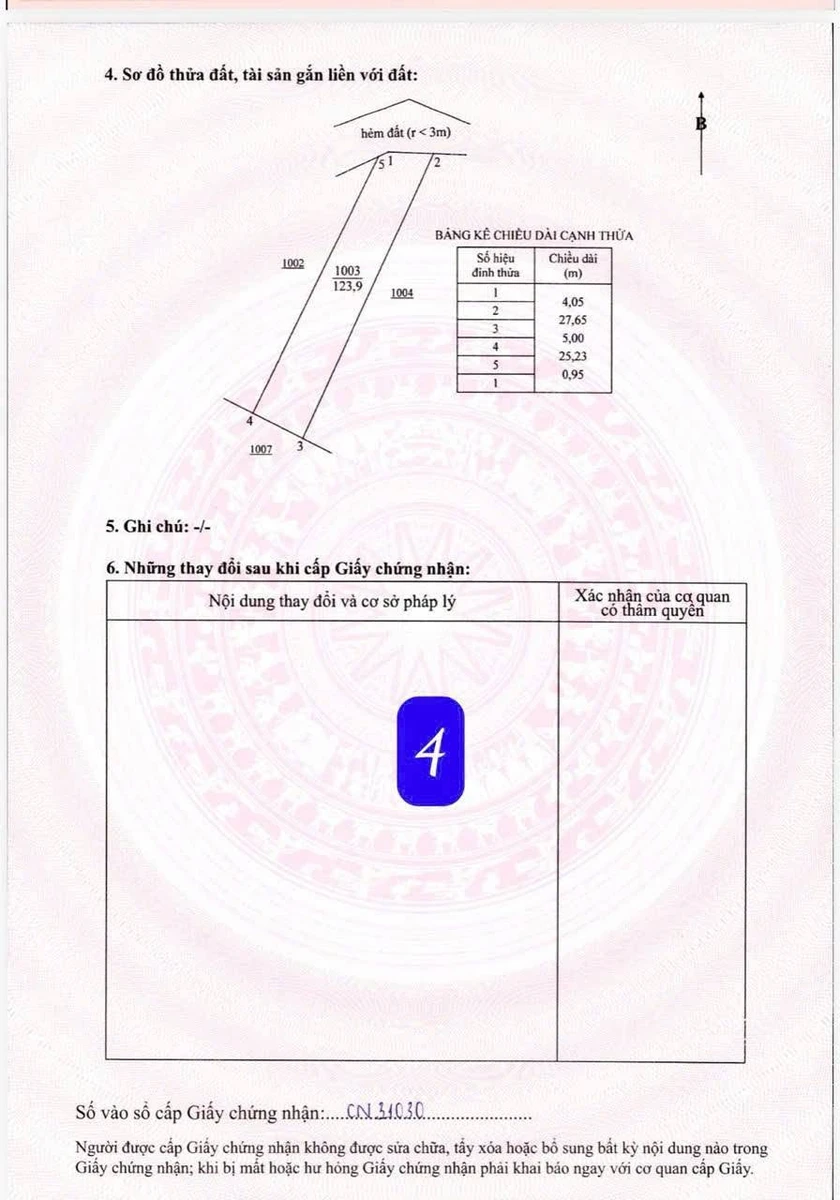 Bán lô đất khu dân cư 100-126m² Đất Đỏ, Hóc Môn - Ảnh thu nhỏ 4