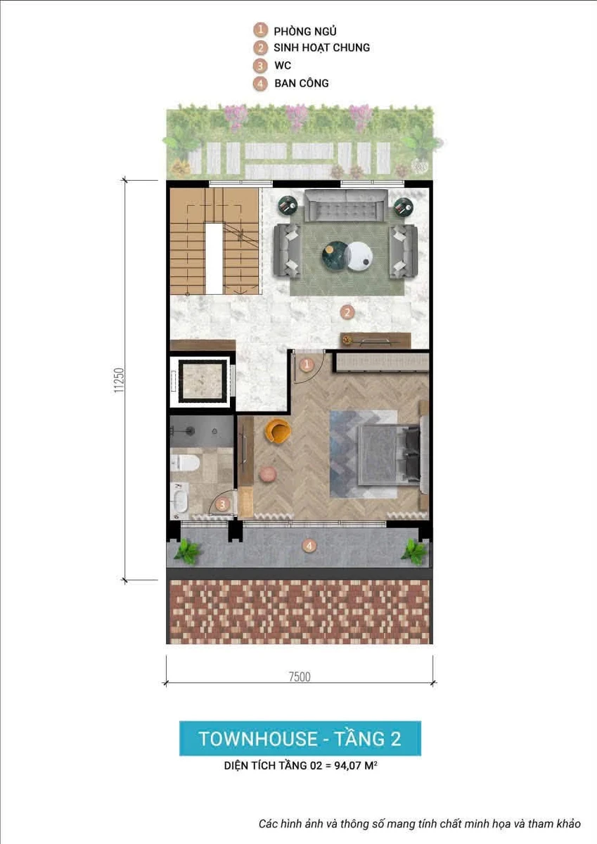 Bán nhà phố 3 tầng KĐT Charmora City, đất 112,5m², giá 13,974 tỷ, Nha Trang - Ảnh thu nhỏ 5