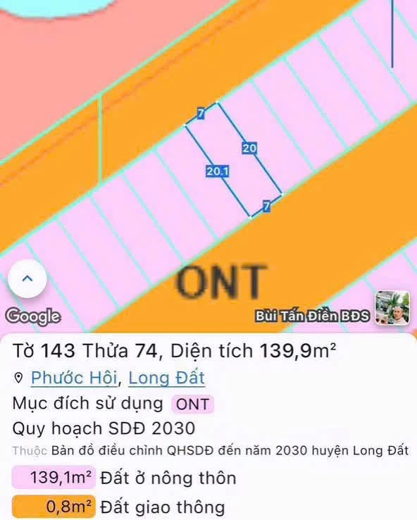 Bán lô đất nghỉ dưỡng 140m² gần bãi tắm Lộc An - Ảnh thu nhỏ 5