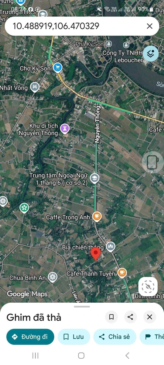 Bán lô đất thổ cư 5x28m (140m²) Châu Thành, Long An - 490 triệu - Ảnh thu nhỏ 3