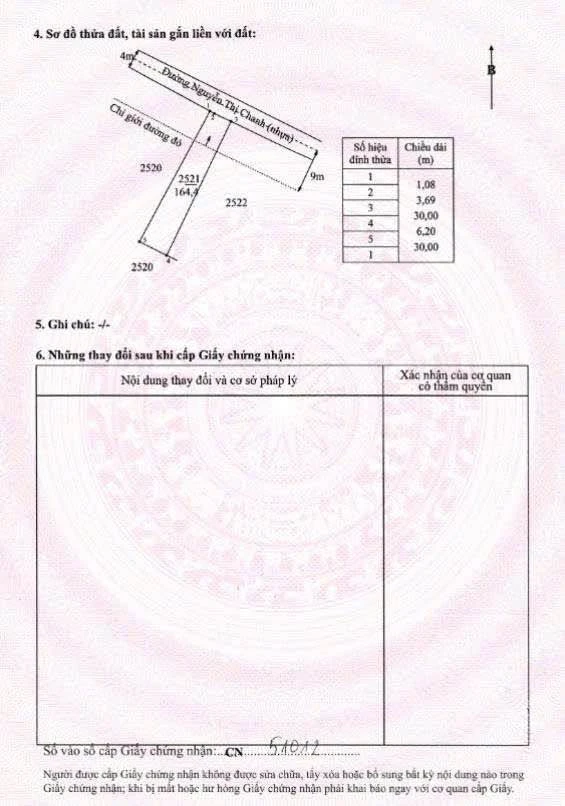 Bán đất nền 160m² mặt tiền Nguyễn Thị Chanh Tây Ninh - Ảnh thu nhỏ 3