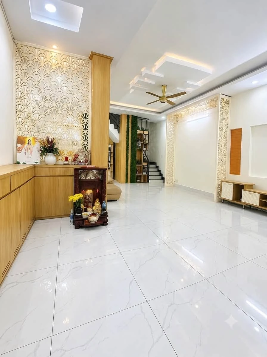 Bán nhà 2 tầng mặt tiền 107m² sổ hồng riêng Trường Thọ, Thủ Đức – 8,6 tỷ - Ảnh 1