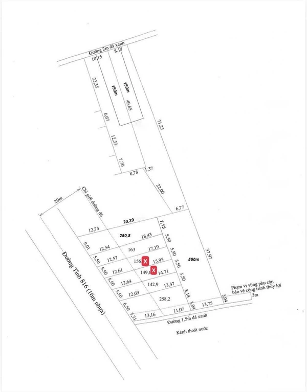 Bán đất thổ cư 142,9m² MT ĐT.816 Bến Lức Long An 1 tỷ 390 triệu