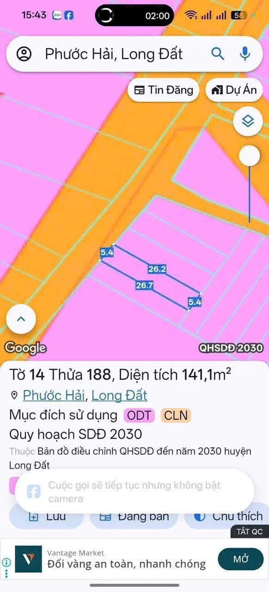 Bán đất Phước Hải 146m² Bình Chánh 980 triệu - Ảnh thu nhỏ 3