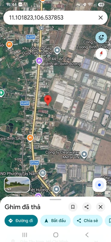 Bán đất kinh doanh 753m2 Bến Cát Bình Dương 4 tỷ