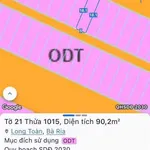 Bán đất Long Toàn Bà Rịa 90m2, 3 tỷ 650 triệu - Ảnh thu nhỏ 2