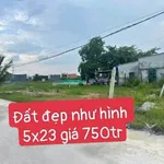 Bán đất Bình Chánh 115m² sổ hồng riêng 750 triệu - Ảnh thu nhỏ 1