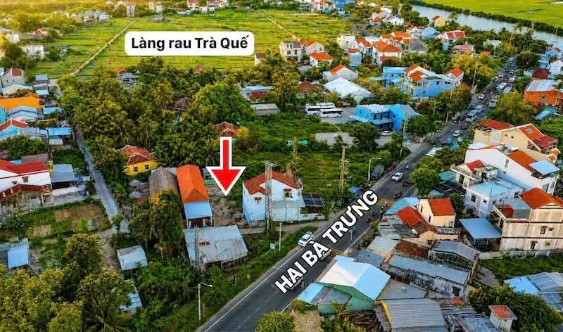 Bán đất 195m² mặt tiền 8m xây villa gần làng rau Trà Quế, Hội An - Ảnh thu nhỏ 2
