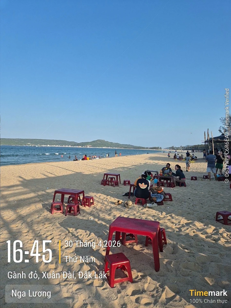 Bán đất gần 900m² (600m² thổ cư) cách biển Gành Đỏ, Sông Cầu, Đắk Lắk - Ảnh 1