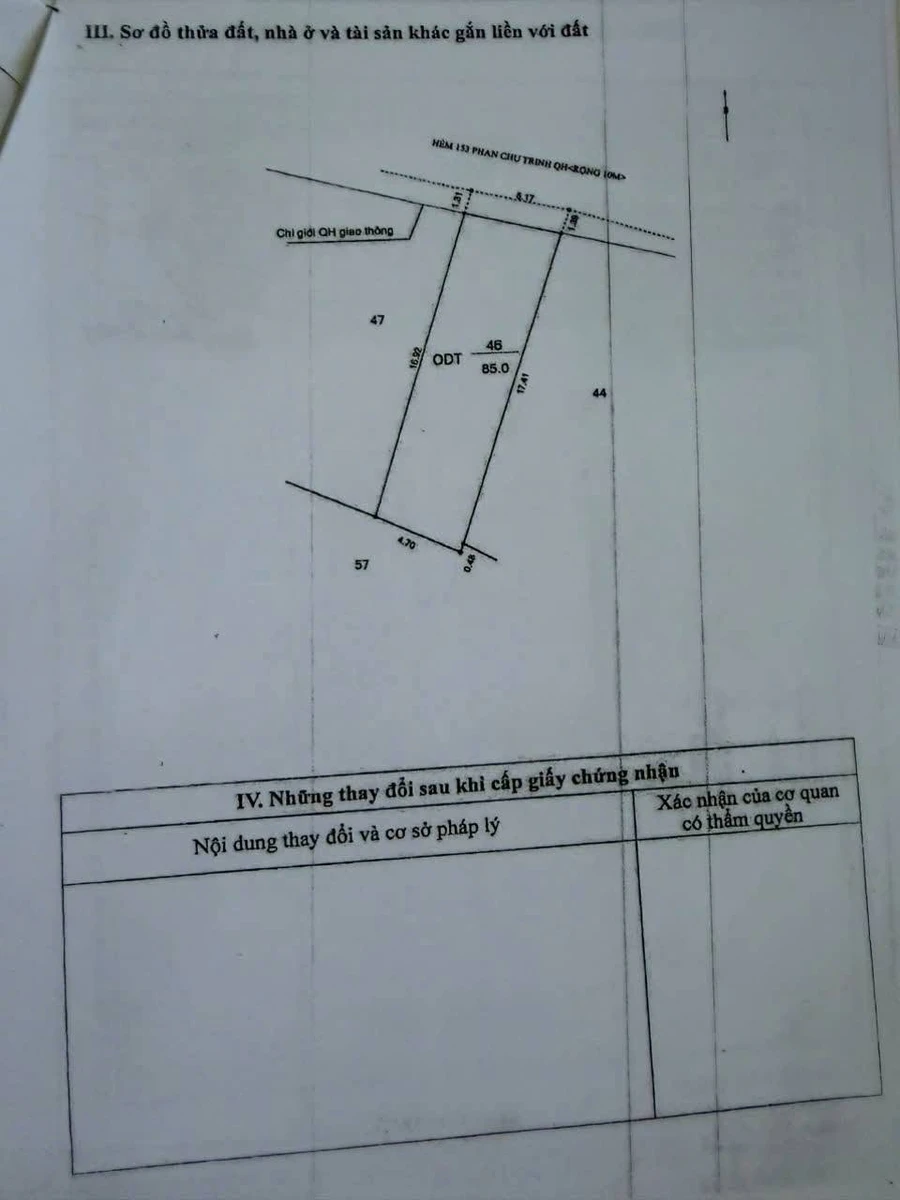 Bán đất hẻm 153 Phan Chu Trinh, Buôn Ma Thuột, 94m2, 3.3 tỷ - Ảnh thu nhỏ 3