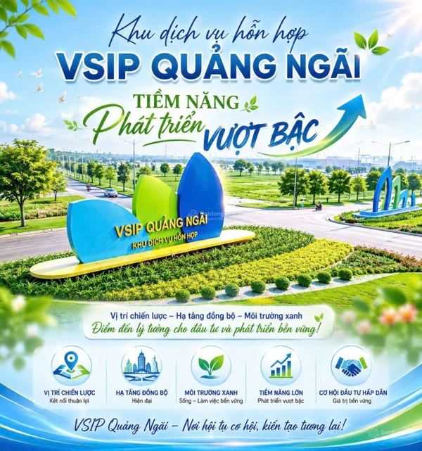 Đầu tư xây dựng tạo dòng tiền cho thuê đang là lợi thế lớn tại VSIP Quảng Ngãi