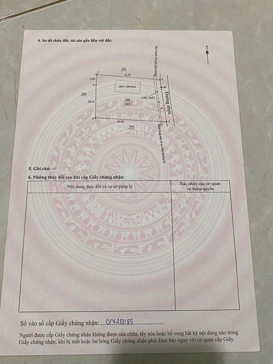 Bán đất mặt tiền Bạch Đằng 1985m², 7,5 tỷ - Ảnh thu nhỏ 2
