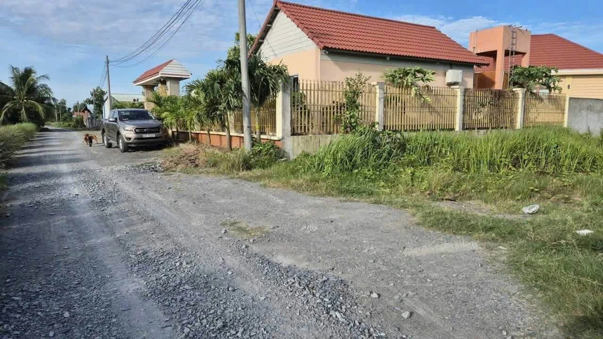 Bán gấp 2 lô đất thổ cư mặt tiền đường cầu Tư Thiện, Tân Lân, Cần Đước, giá từ 750 triệu - Ảnh thu nhỏ 2