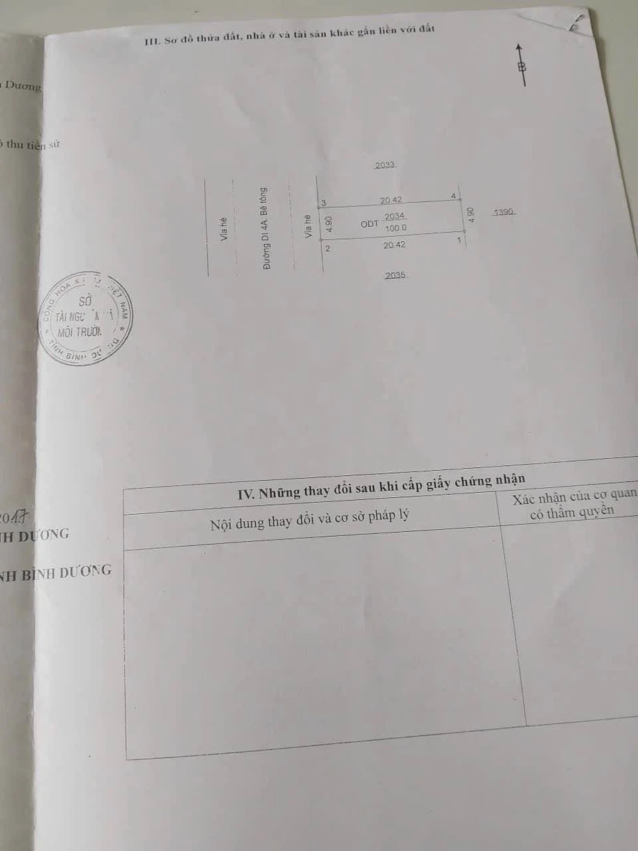 Bán lô đất 100m² Mỹ Phước 3, Bình Dương - 1 tỷ 380 triệu - Ảnh thu nhỏ 4