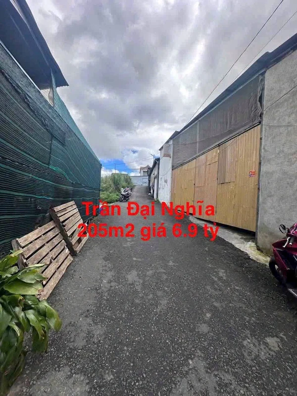Bán đất 205m2 Trần Đại Nghĩa, Đà Lạt, 6.9 tỷ
