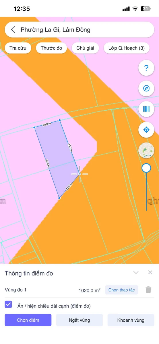 Bán đất Phường Lagi, Lâm Đồng 1000m² 1 tỷ 2 - Ảnh 1