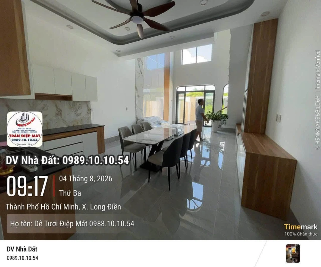 Bán nhà 1 trệt 1 lầu 80m2 giá 2 tỷ 635 triệu tại Long Điền - Ảnh thu nhỏ 2