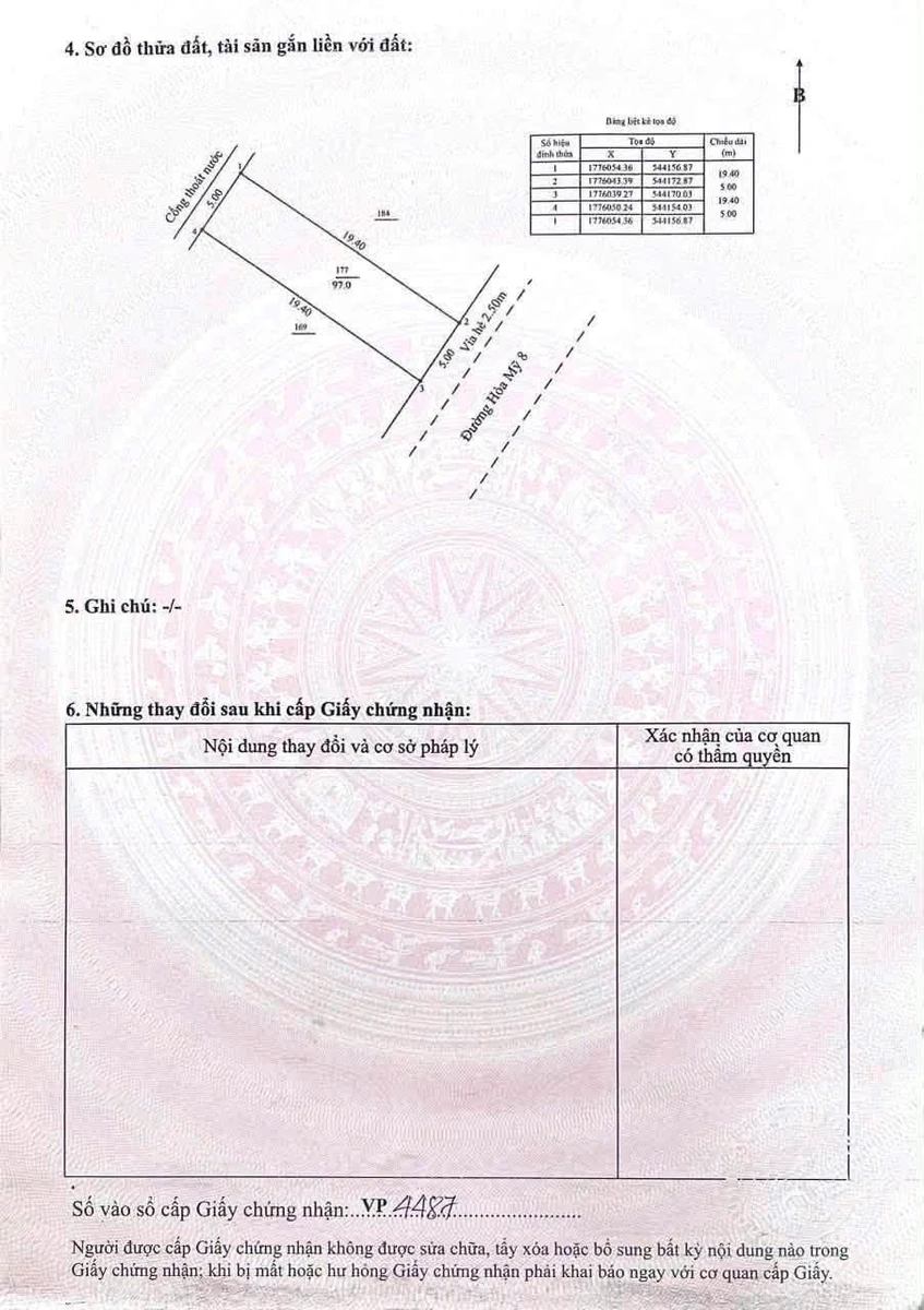 Bán đất đường Hoà Mỹ 8, gần 100m², Bình Tân - Ảnh thu nhỏ 4