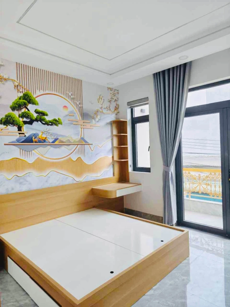 Bán nhà 4 tầng 60m² đường 10m khu Chiêu Liêu, Dĩ An, giá 5,3 tỷ - Ảnh thu nhỏ 2