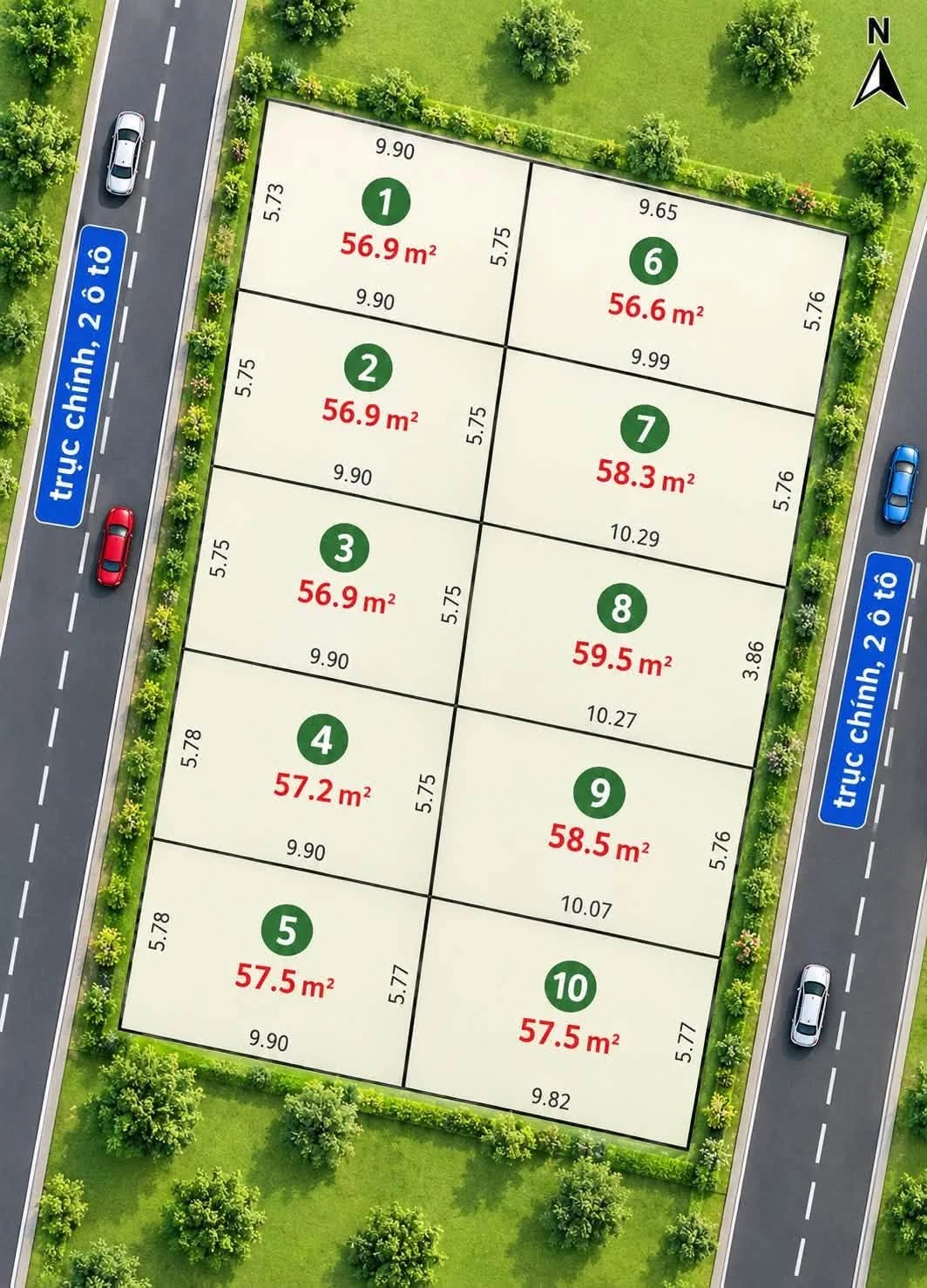 Bán đất nền 57m² Hạ Long gần Aeon Mall Bãi Cháy 1,8-1,9 tỷ - Ảnh 1