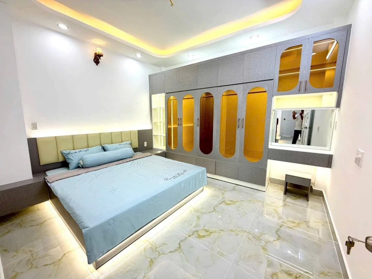 Bán nhà hẻm ôtô 60m², 3 tầng, 3PN, Huỳnh Tấn Phát, Nhà Bè - Ảnh thu nhỏ 2