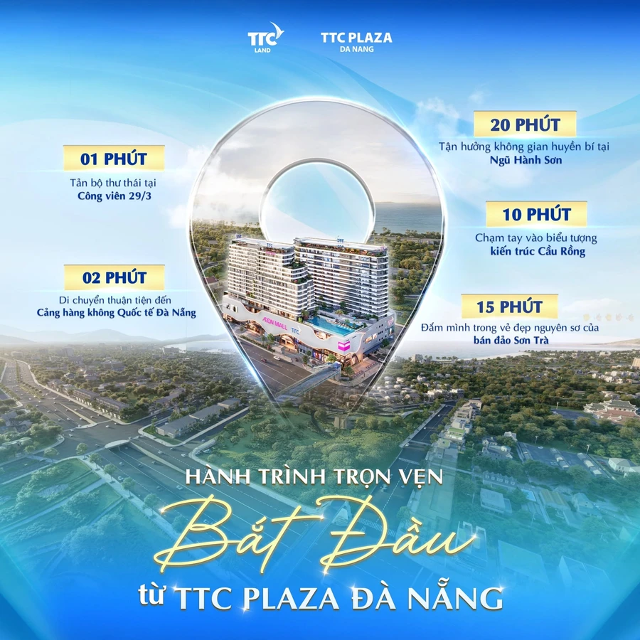 Bán căn hộ 47m2 sang trọng TTC Plaza Đà Nẵng 2,5 tỷ - Ảnh thu nhỏ 3