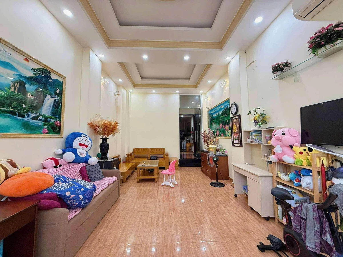 Bán nhà 4 tầng 80m² hẻm ô tô 2 mặt tiền gần Cầu Đỏ, Bình Thạnh giá 12,98 tỷ - Ảnh thu nhỏ 3
