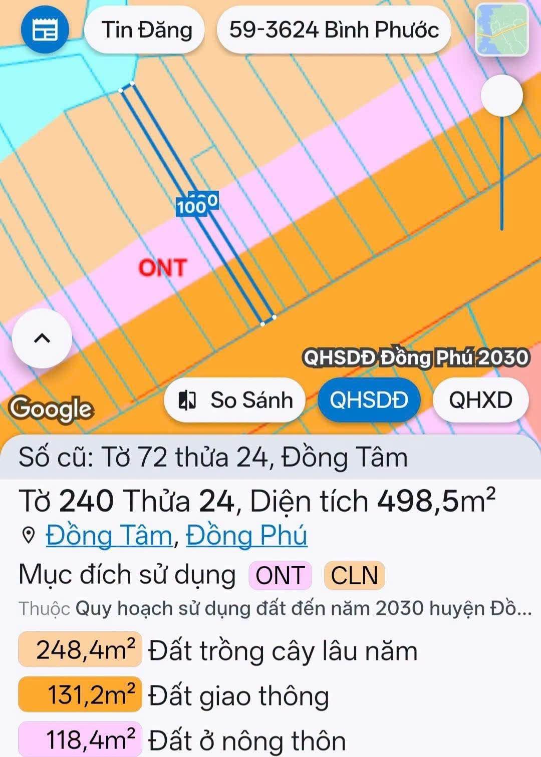 Bán đất Đồng Phú, Bình Phước giá 9xx triệu