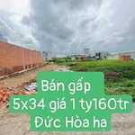 Bán đất Đức Hòa Tây Ninh 170m² 1 tỷ 160 - Ảnh thu nhỏ 1