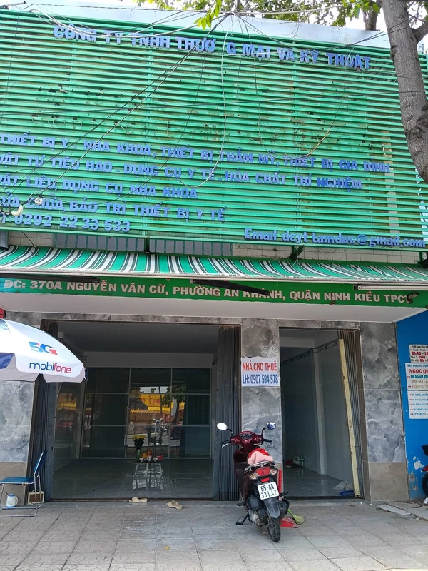 Cho thuê mặt tiền Nguyễn Văn Cừ 6m x 15m Cần Thơ
