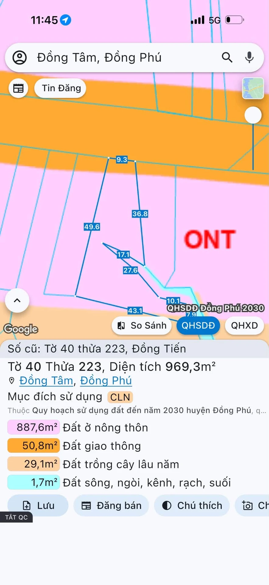 Bán lô đất 200m² Đồng Tiến Bình Phước 470 triệu - Ảnh 1