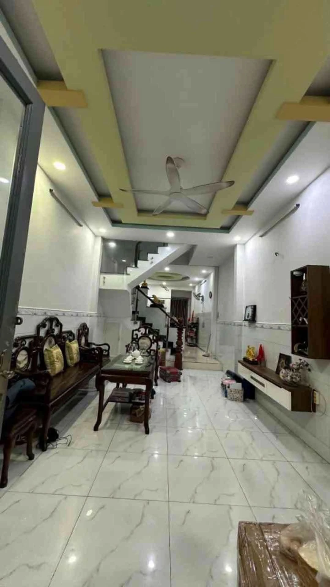 Bán nhà 3 tầng 50.3m2 full nội thất, hẻm ô tô 4m gần mặt tiền An Dương Vương, Phú Lâm, Quận 6 - Ảnh 1