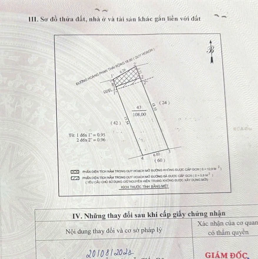 Bán đất mặt đường Hoàng Phan Thái 108m² - kinh doanh tốt - Ảnh 1