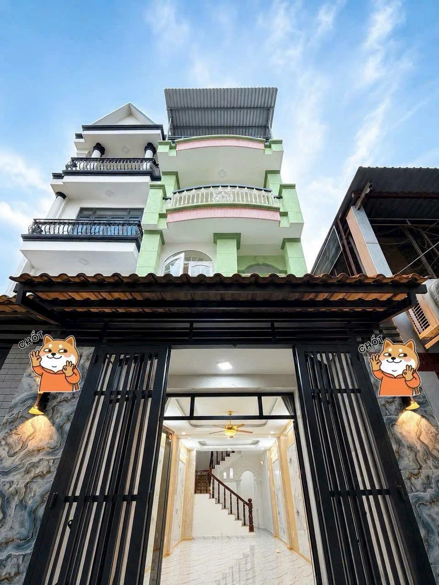 Bán nhà phố 4PN 56m² Âu Dương Lân Q8, 7 tỷ 280 triệu - Ảnh 1