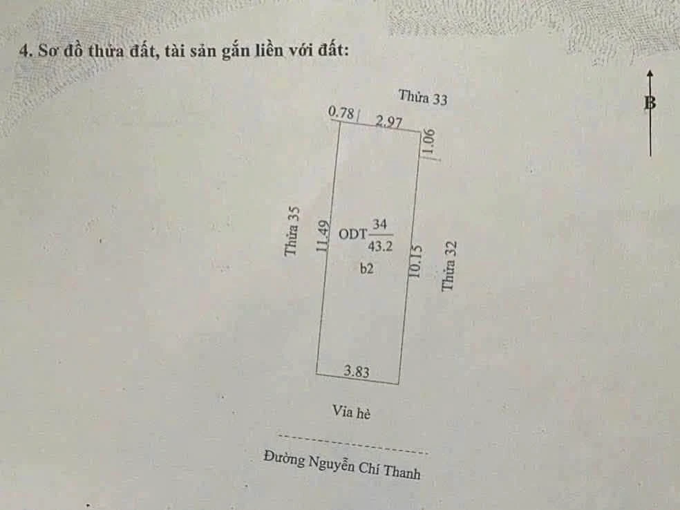 Bán nhà mặt phố Nguyễn Chí Thanh Hải Dương 43.2m² 3 tỷ 150 triệu - Ảnh thu nhỏ 2