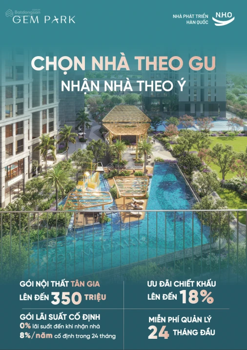 Giỏ hàng đặc biệt Gem Park Hải Phòng giá tốt thị trường Tháng 10 - NHẬN NHÀ Ở NGAY