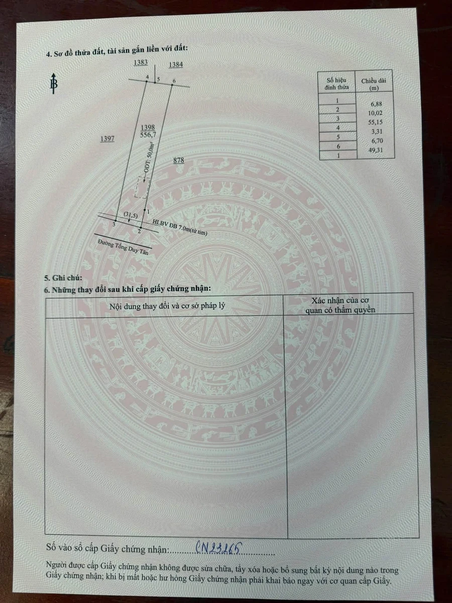 Bán đất Chơn Thành, Bình Dương, 1 tỷ 2 - Ảnh thu nhỏ 2
