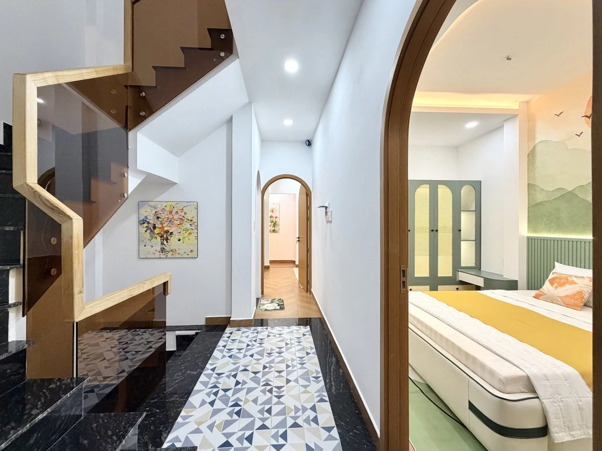 Nhà đẹp 3 tầng kiểu Nhật Nơ Trang Long Bình Thạnh 64m2 7.45 tỷ - Ảnh thu nhỏ 2