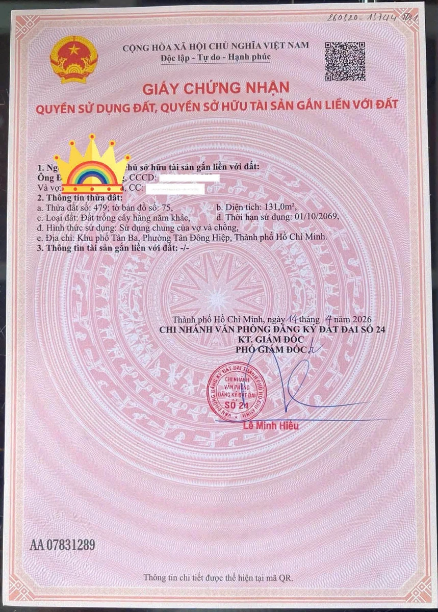 Bán đất sổ riêng 6x22 giá 1,39 tỷ gần Đại học FPT, Tân Đông Hiệp - Ảnh thu nhỏ 5